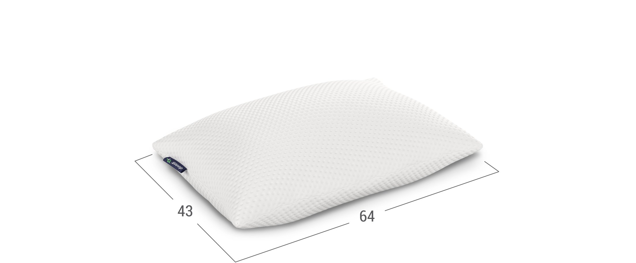 Подушка IQ Sleep Comfort C2, L 43 х 64 см